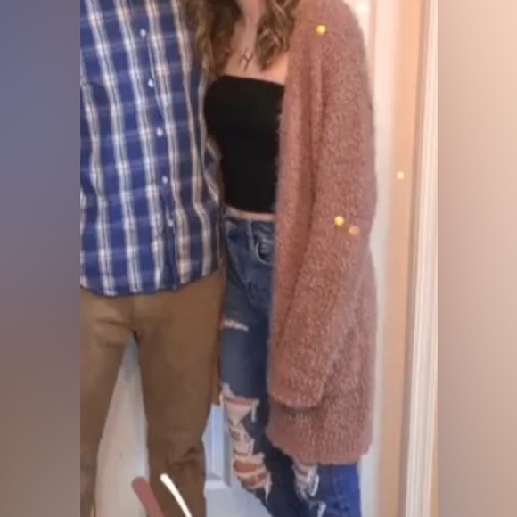 Fuzzy long cardigan - Picture 1 of 3